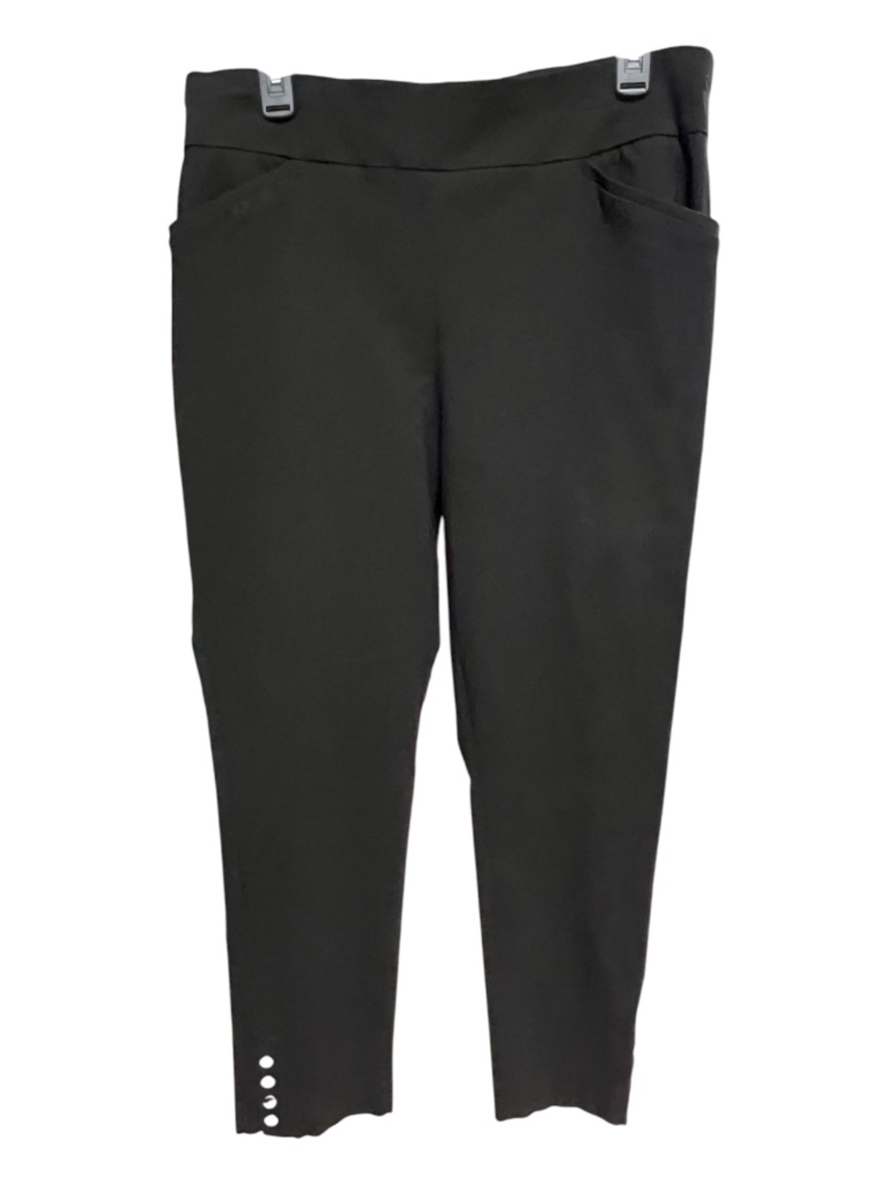 EUC Chico’s Perfect Stretch Black Cropped Pants | Size 2 (L)